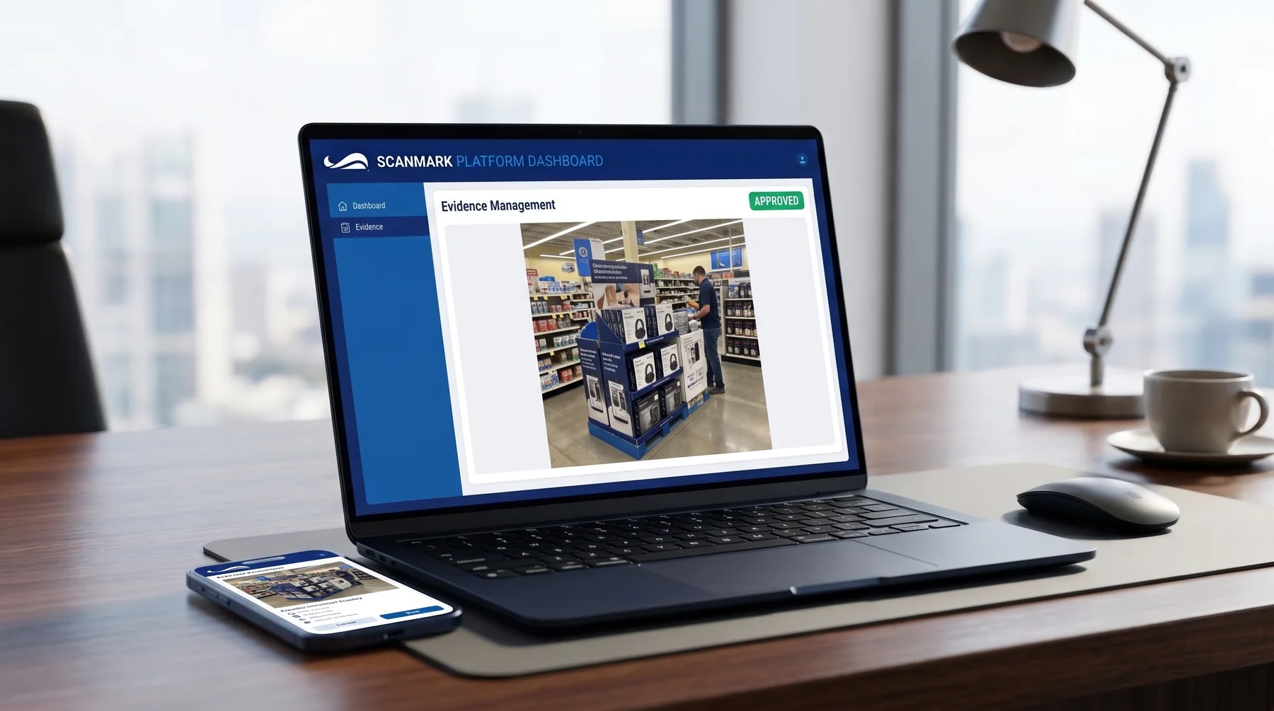 Evidencia operativa organizada en ScanMark