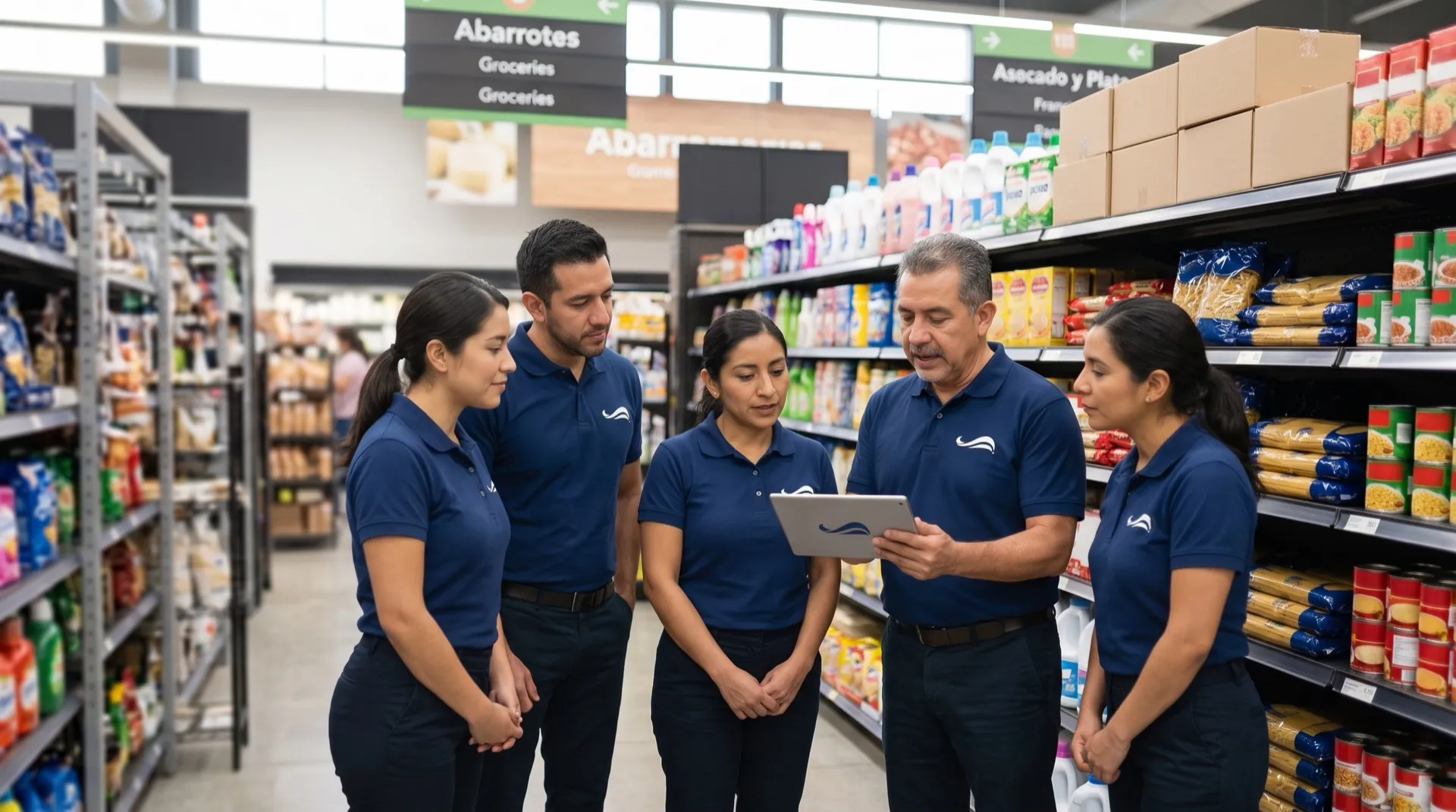 Equipo WaveMark coordinando la ejecución en punto de venta